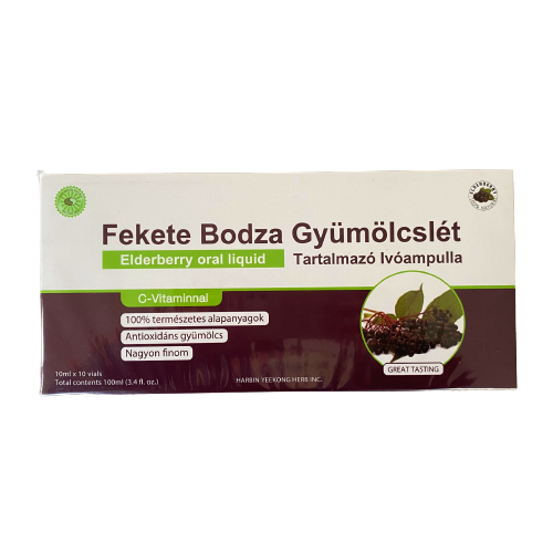 Sun Moon ampulka s čiernym bodzovým džúsom 10x10 ml 100 ml