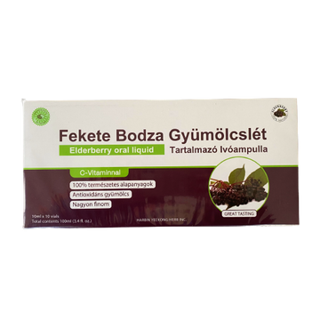 Sun Moon ampulka s čiernym bodzovým džúsom 10x10 ml 100 ml