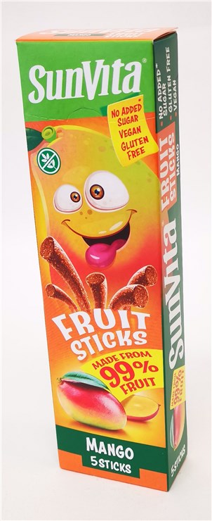 Sunvita fruit sticks mango 5 kusov 100 g