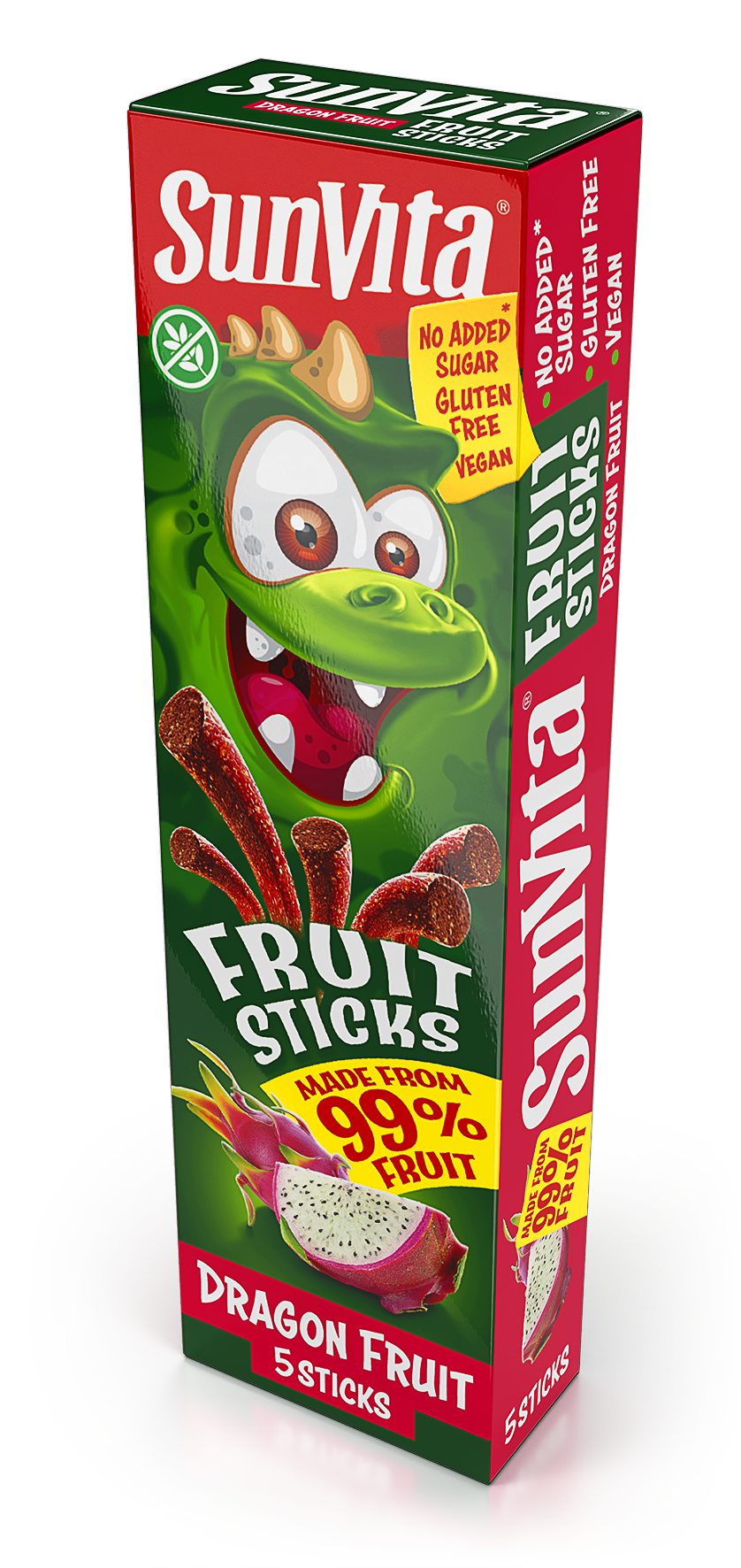 SunVita Ovocné tyčinky s dračím ovocím 100 g - 84718
