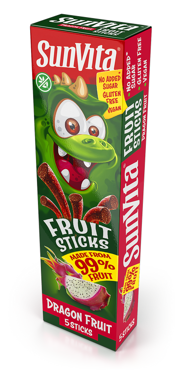 SunVita Ovocné tyčinky s dračím ovocím 100 g - 84718