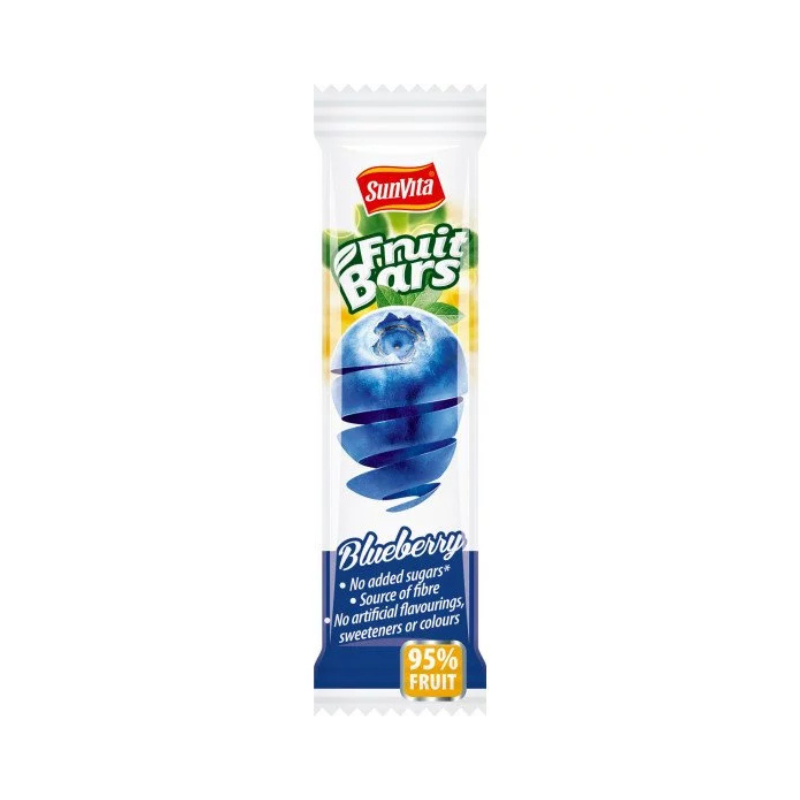 Sunvita ovocná tyčinka s čučoriedkami 20 g - 48430