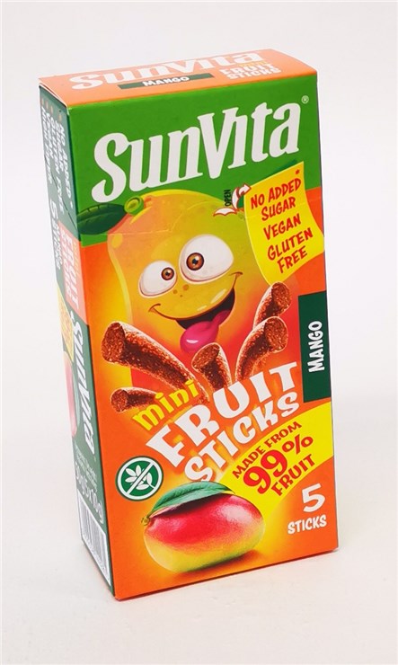 Sunvita mini fruit sticks manga 5 kusov 50 g