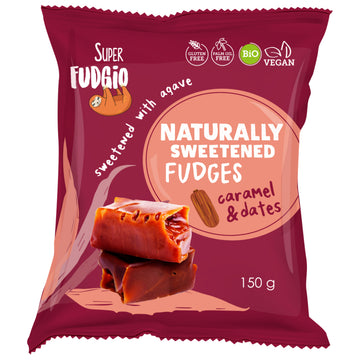 Super fudgio bio bezmliečne datle agave karamel 150 g