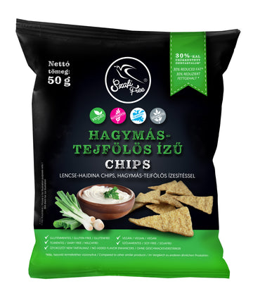 Szafi Free bezlepkové čipsy s cibuľovo-smotanovou príchuťou 50 g - 89821