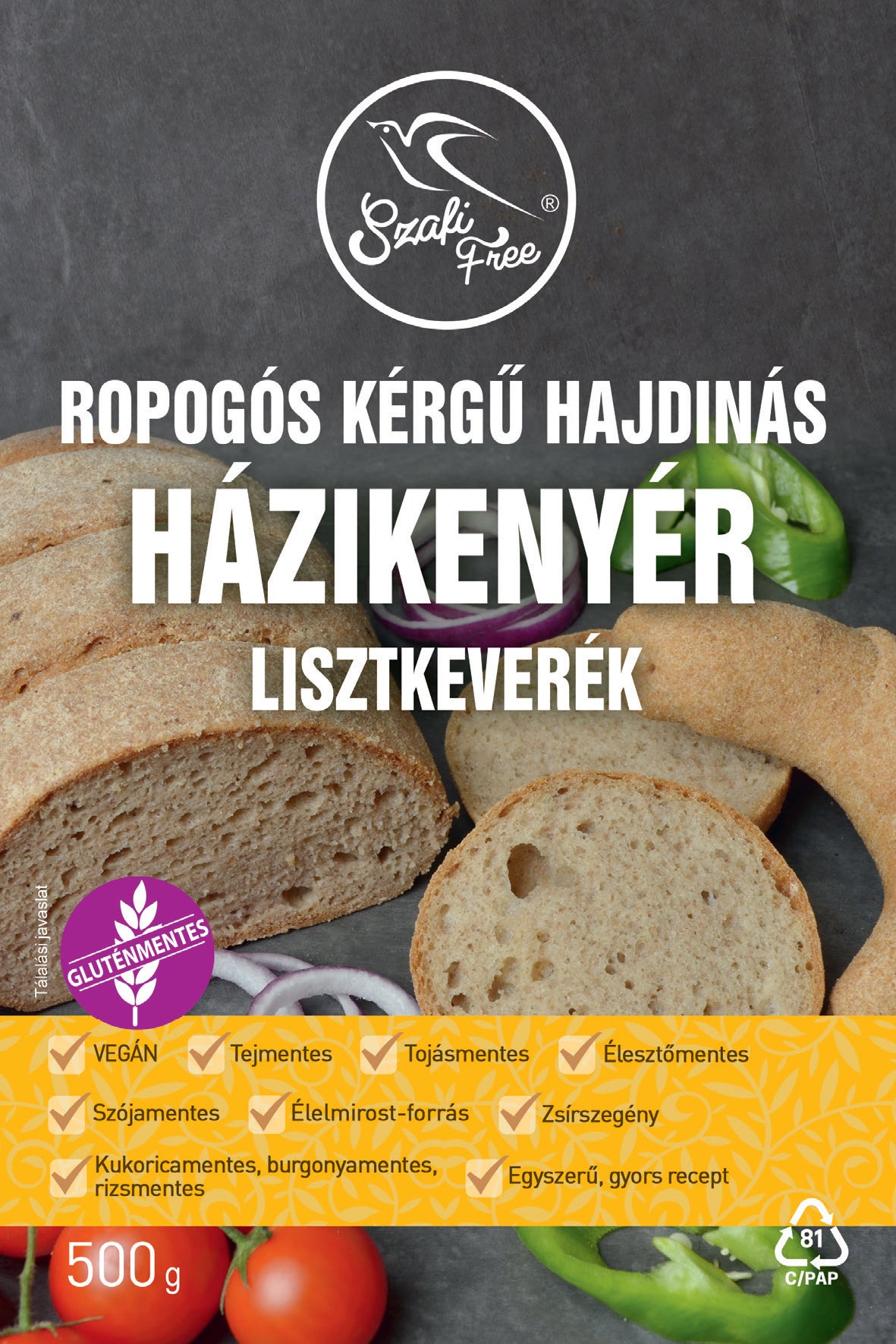 Szafi Free Pohánková chlebová zmes s chrumkavou kôrkou 500 g - 90436