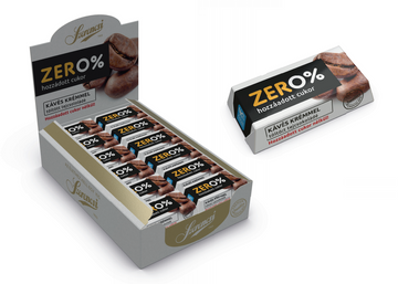 Szerencsi mliečna čokoláda plnená kávovým krémom so sladidlom 21 g - 86811