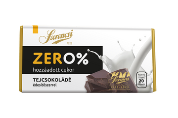 Lucky Zero maltitová mliečna čokoláda 20 g