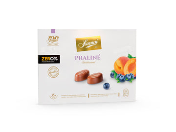 Szerencsi čokoládové pralinky s príchuťou čučoriedky a marhule 105 g - 91081