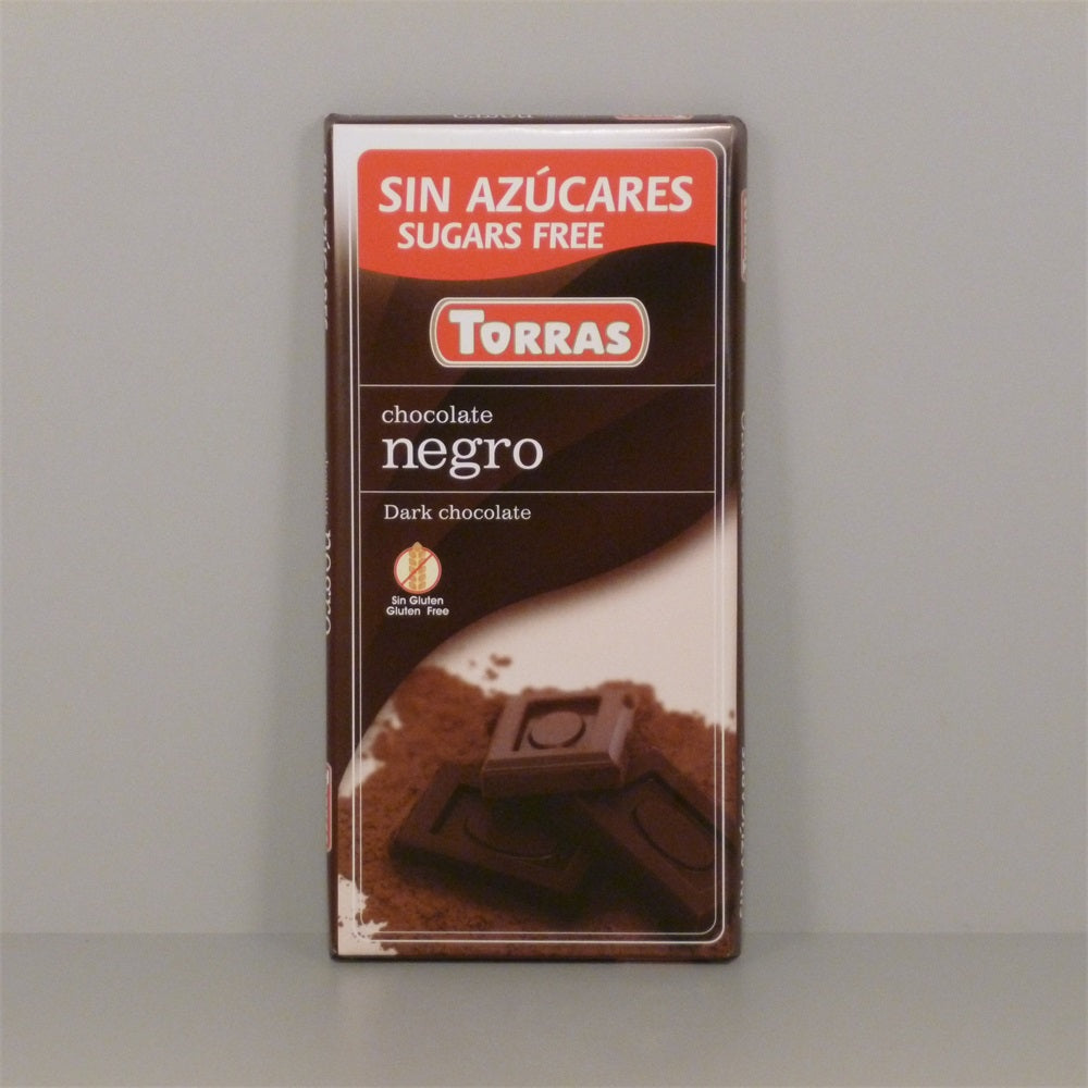 Torras Horká čokoláda bez cukru 75 g - 43619