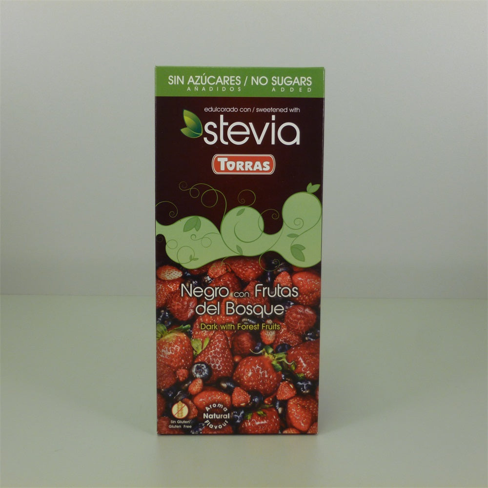 Torras Horká čokoláda s lesným ovocím a stéviou 125 g - 46134