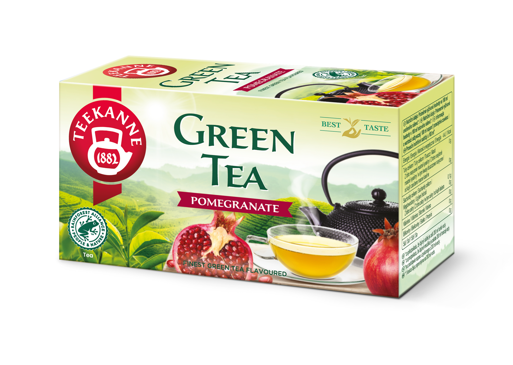 Teekanne zelený čaj s granátovým obsahom 20x1,75g 35 g