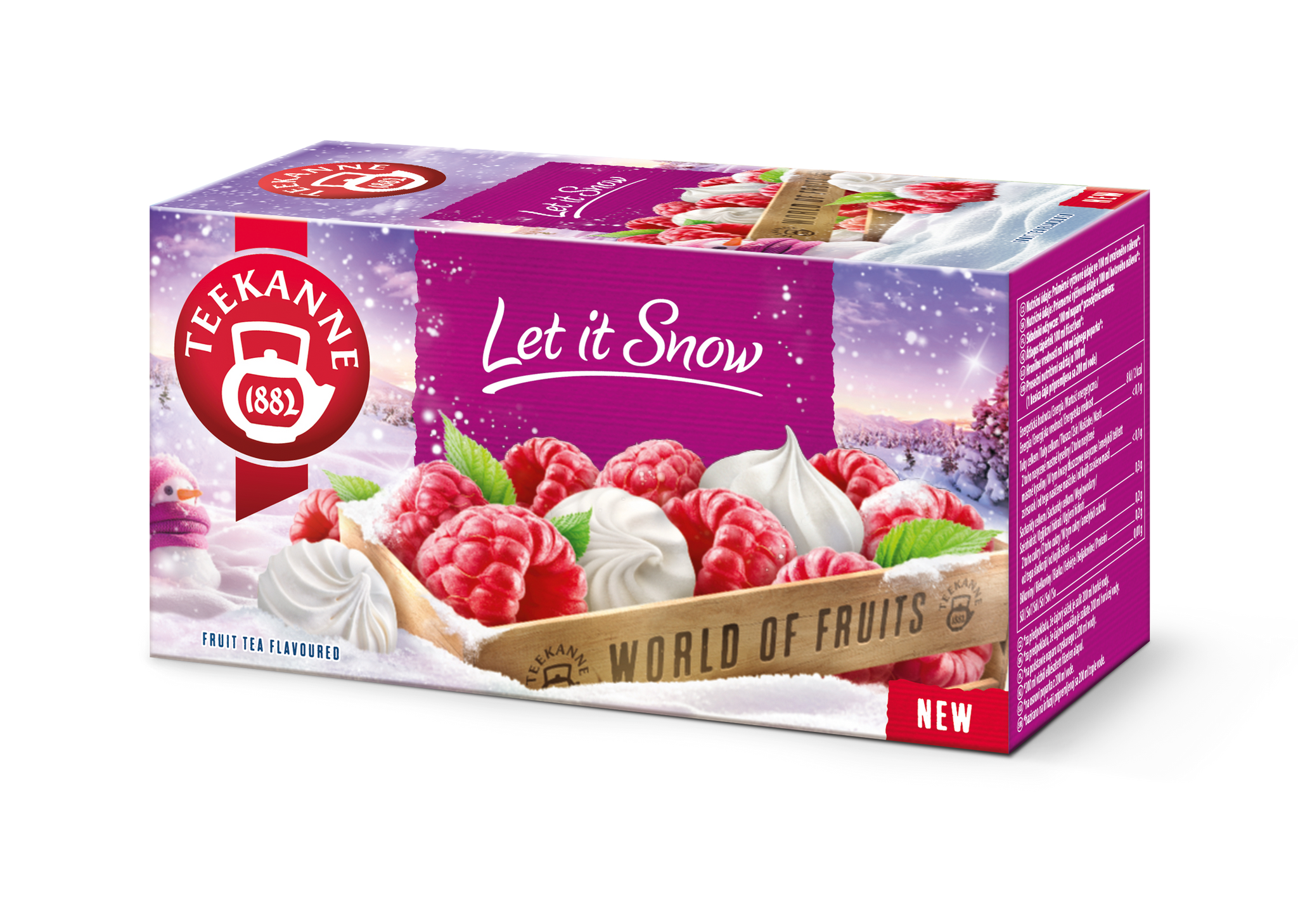 Teekanne let it snow bublinky a jahodový čaj 20x2,25g 45 g