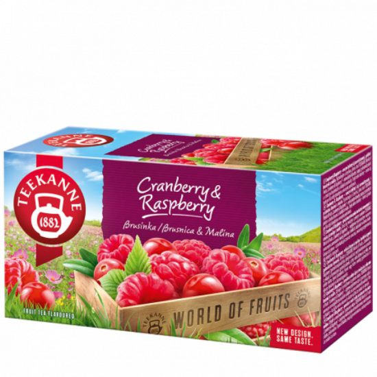 Teekanne red berries Červená jahodová kaša čaj 20x2,25g 45 g
