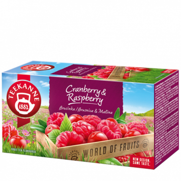 Teekanne red berries Červená jahodová kaša čaj 20x2,25g 45 g