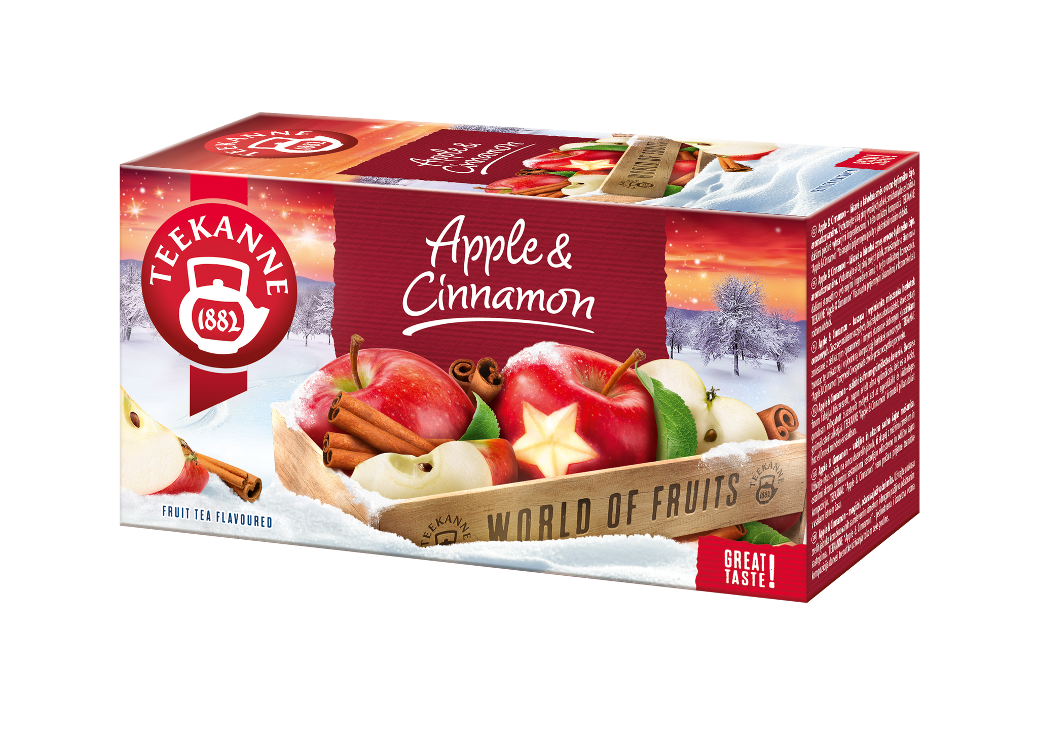Teekanne world of fruits jablkový cínový ovocný čaj 20x2,25g 45 g