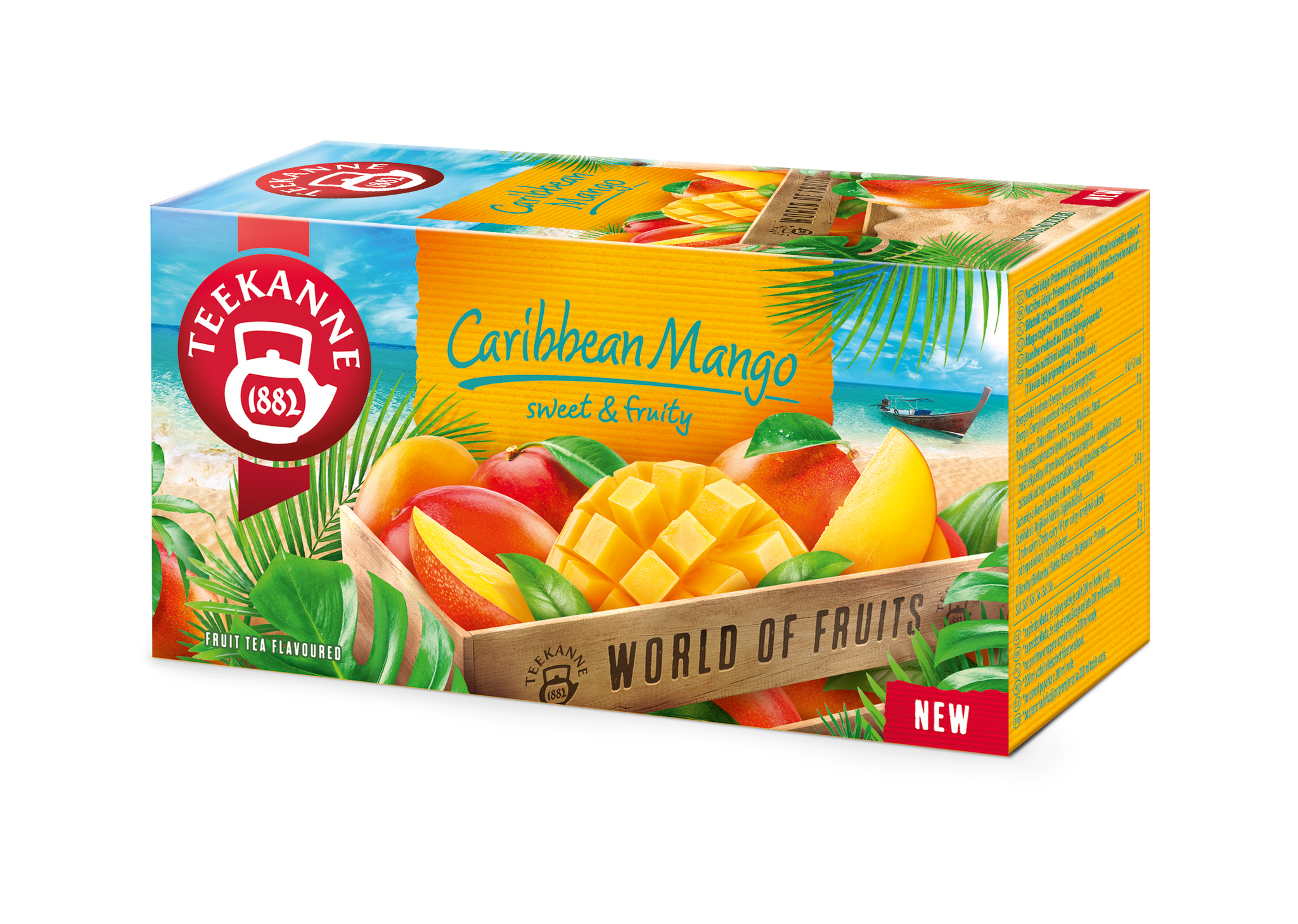 Teekanne ovocný čaj s príchuťou karibského manga 540 g - 94499