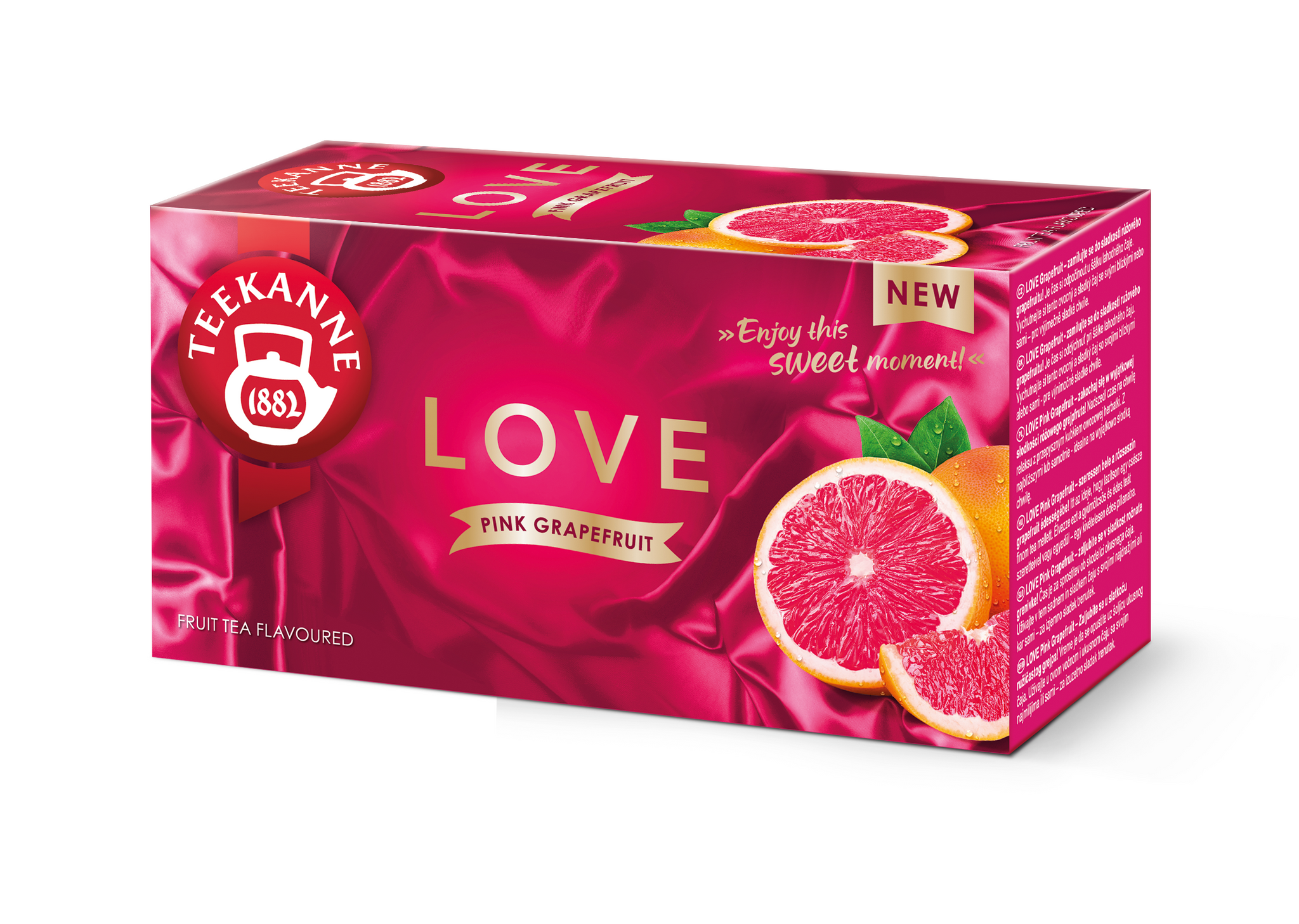 Teekanne world of fruits love grapefruitový ovocný čaj 20x2,25g 45 g