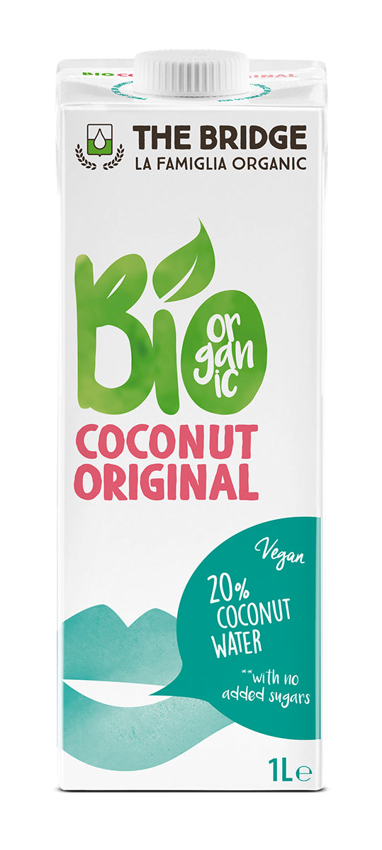 The Bridge Bio Kokosový nápoj s 20% kokosovou vodou 1000 ml - 88433