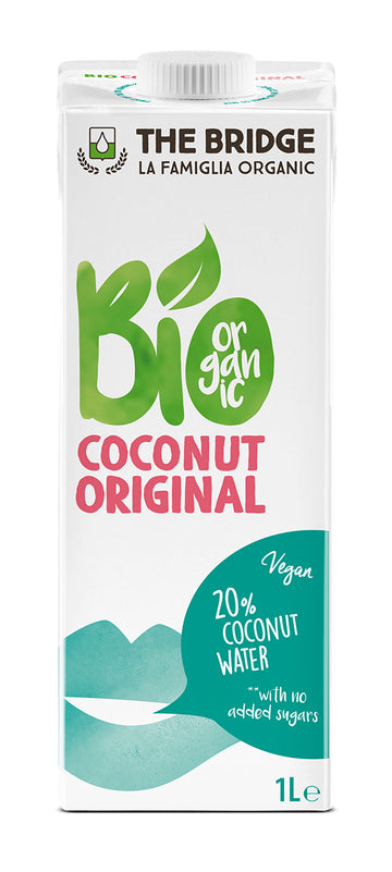 The Bridge Bio Kokosový nápoj s 20% kokosovou vodou 1000 ml - 88433