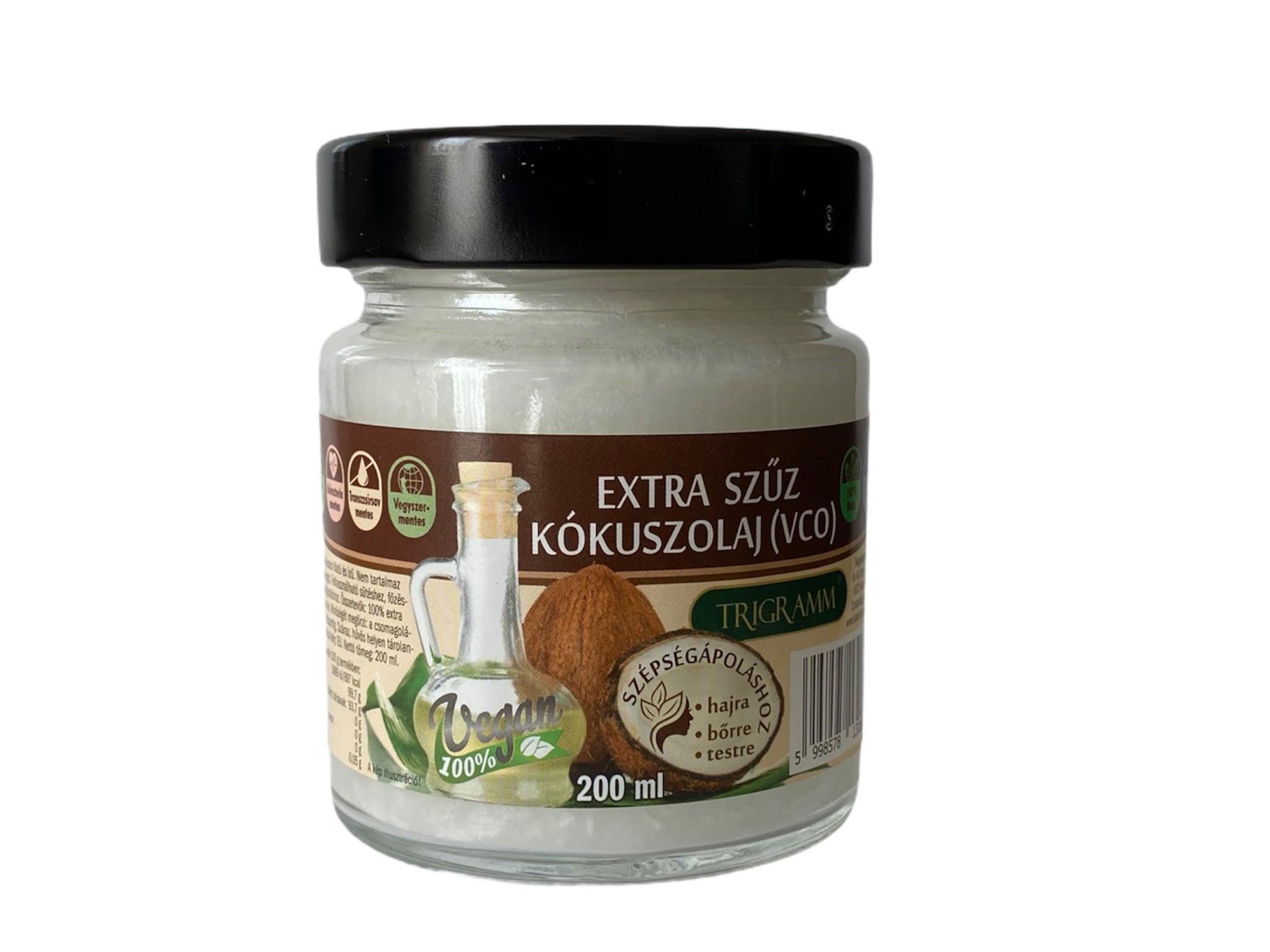 Trigramm extra panenský kokosový olej 200 ml - 88429