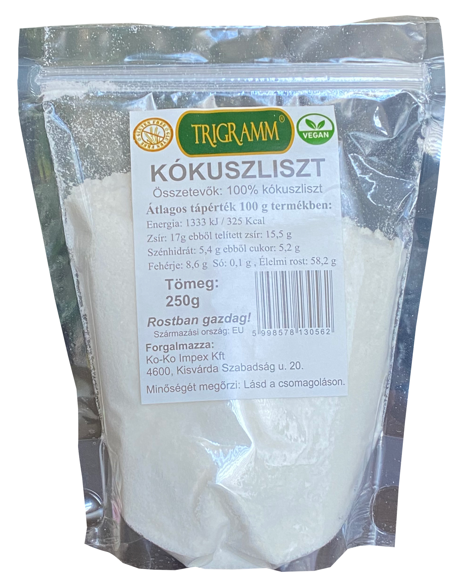 Trigramm kokosová múka 250 g - 88228