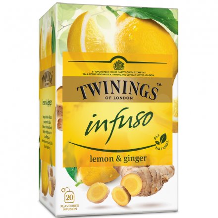 Twinings citrón a zázvor herbatea 40 g