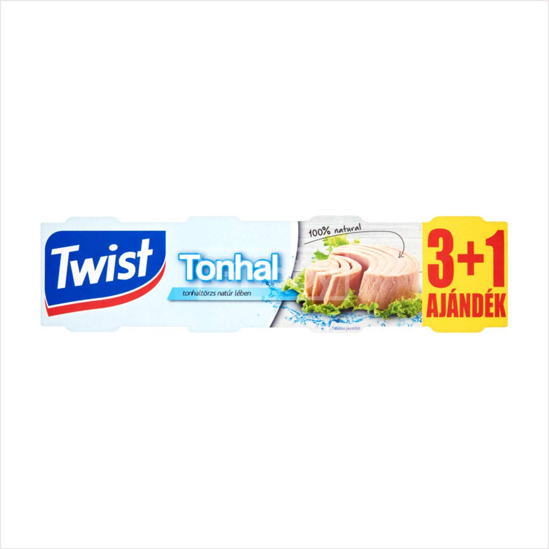 Twisted tuna trst v prírodnom mliečku 3+1 320 g