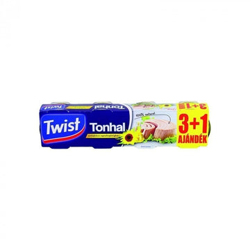 Twisted tuna tuna v rastlinnom oleji 3+1 320 g