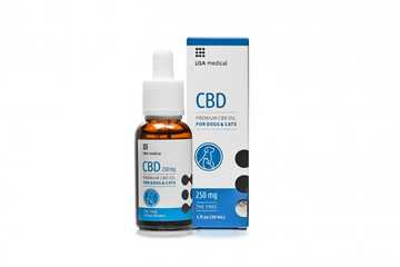Usa Medical cbd olej pre psov a mačky 250 mg 30 ml