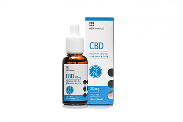 Usa Medical cbd olej pre psov a mačky 500 mg 30 ml