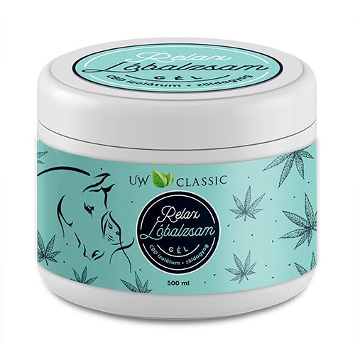 UW Classic Relax konský balzam s CBD a zeleným ílom, 500 ml - 90911