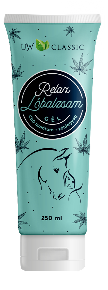 Uw Klasický konský balzam Relax gél s CBD izolátom a zeleným ílom 250 ml - 92280
