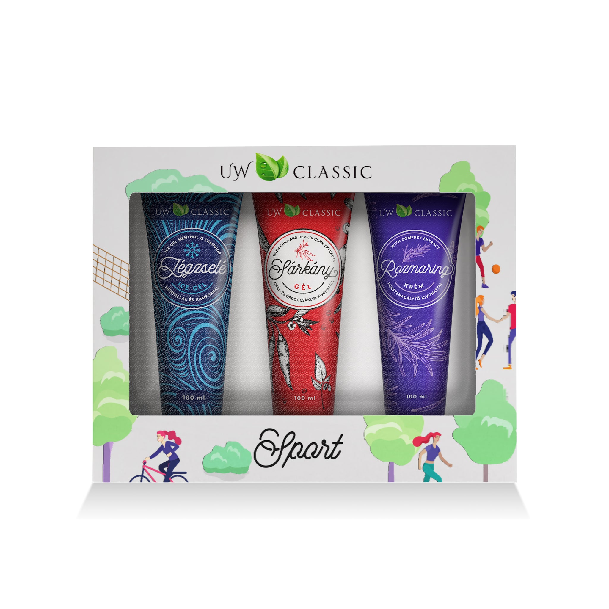 Uw classic sport set 3x100ml 1 kus