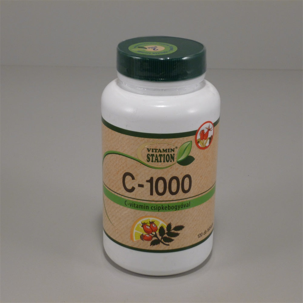 Vitamin Station vitamín c s jahodami 120 kusov