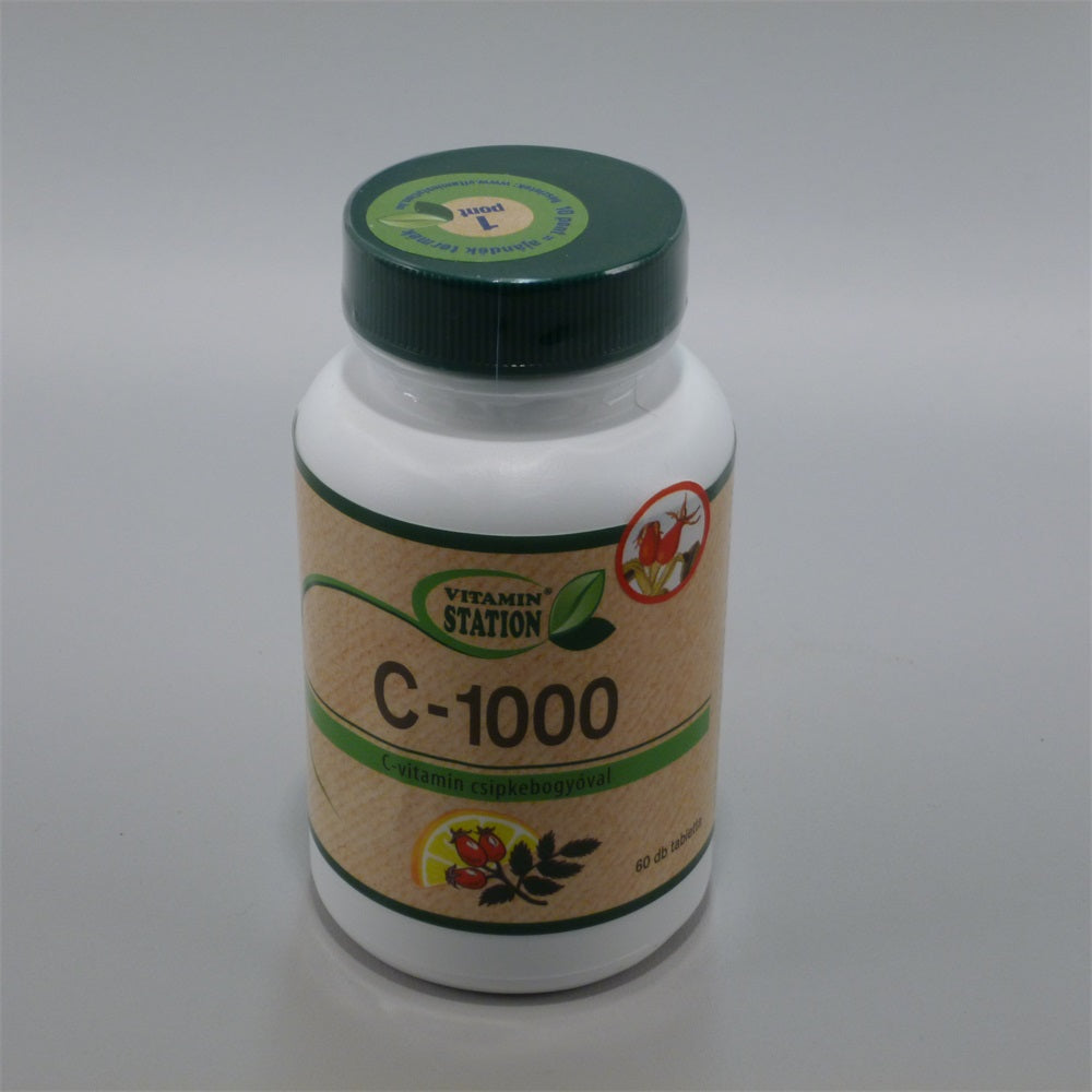 Vitamin Station vitamín c s jahodami 60 kusov