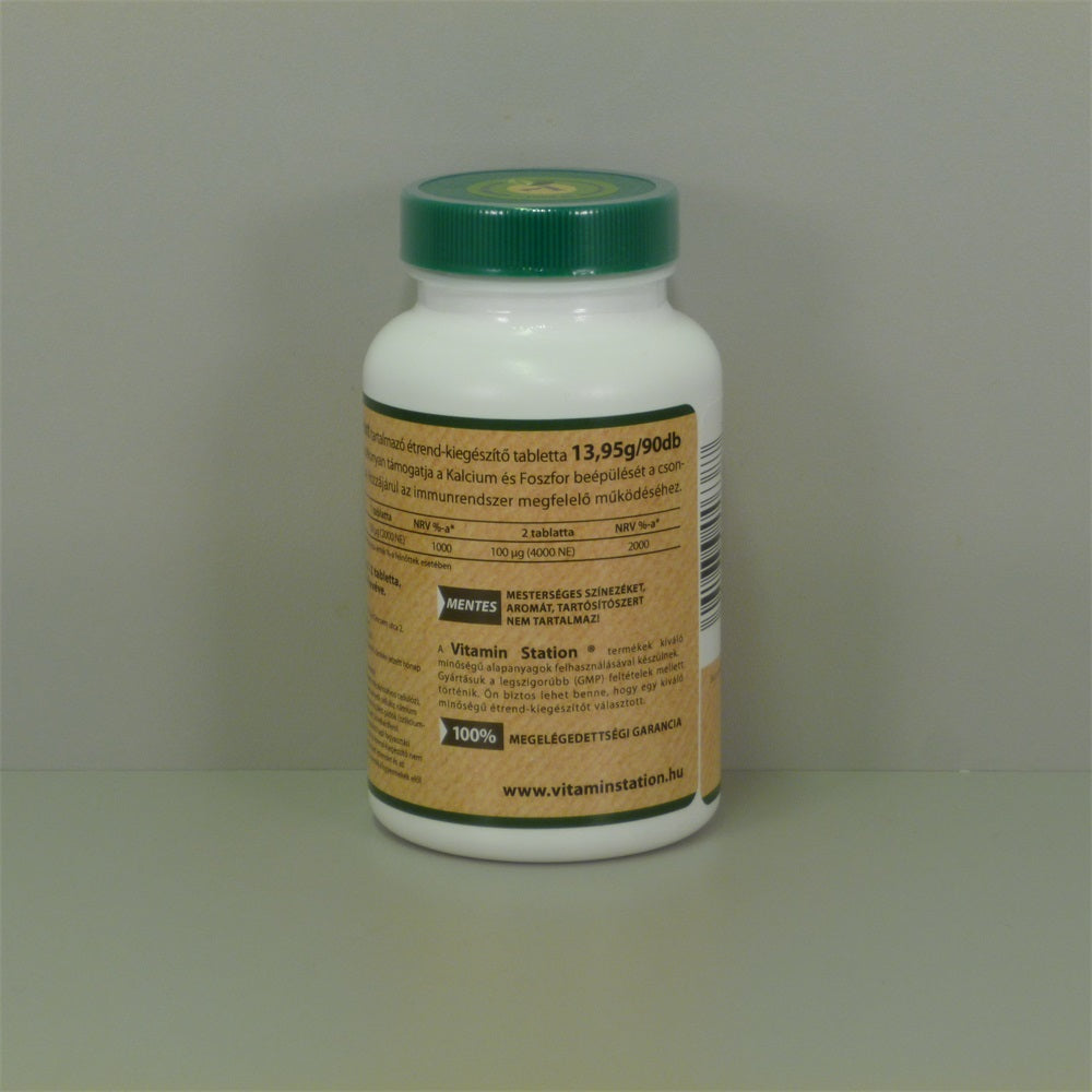 Vitamin Station D3-vitamín pre silné kosti a imunitu 90 ks - 46320