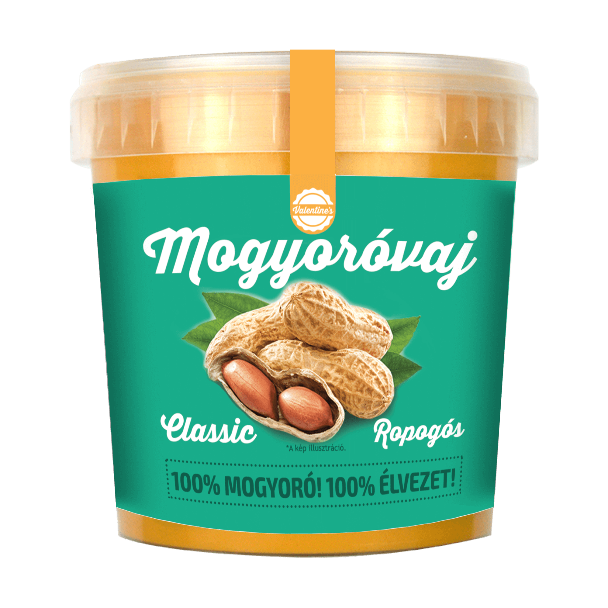 Valentines klasické chrumkavé arašidové maslo 800 g - 94352