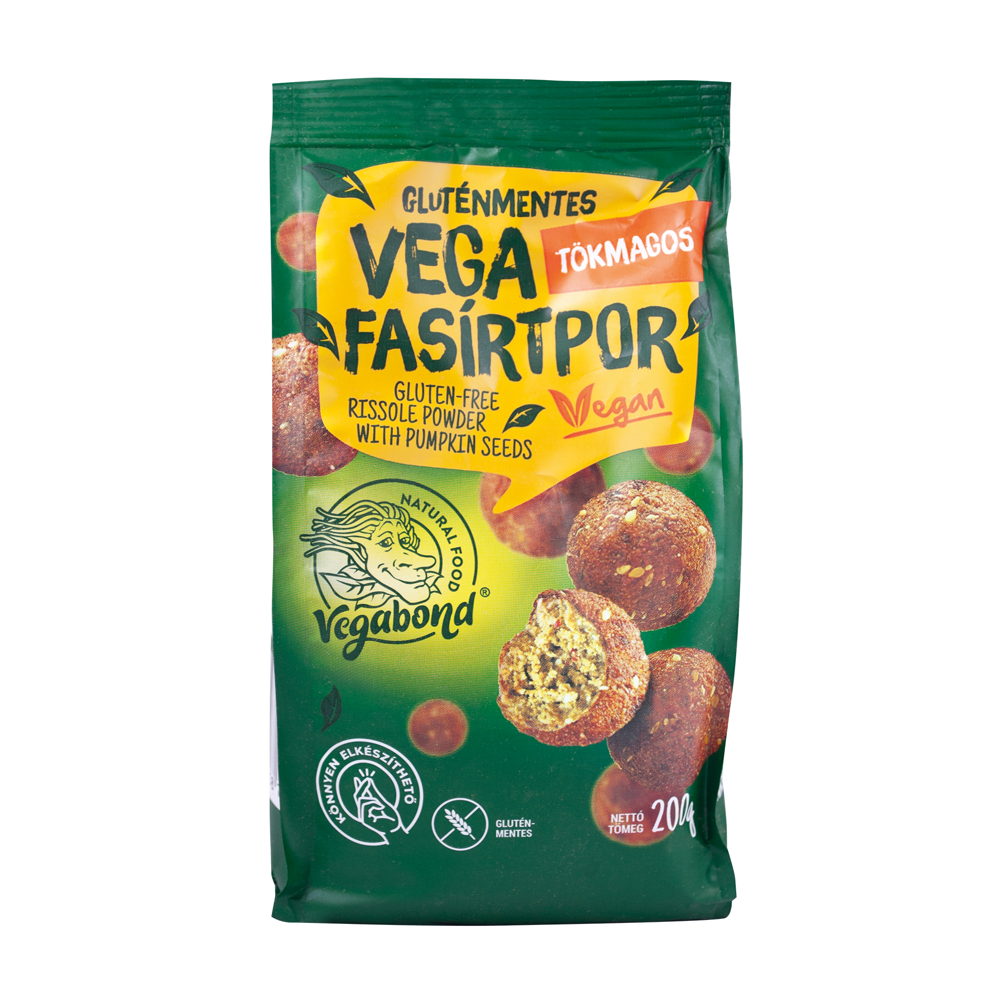 Vegabond vegán bezlepkový fašírkový prášok s tekvicovými semienkami 200 g - 89281