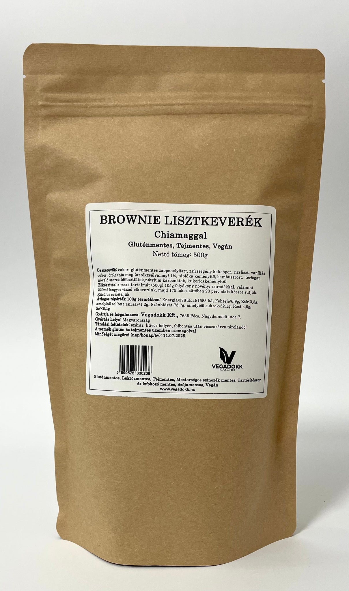Vegadokk brownie zmesou múky s chiamagom 500 g