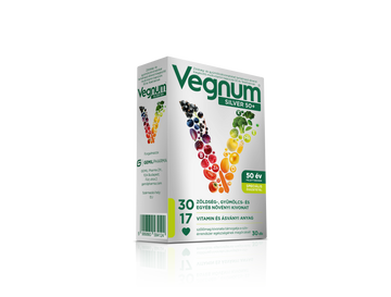 Vegnum silver 50+ Multivitamínové doplnkové kapsuly 30 šálok
