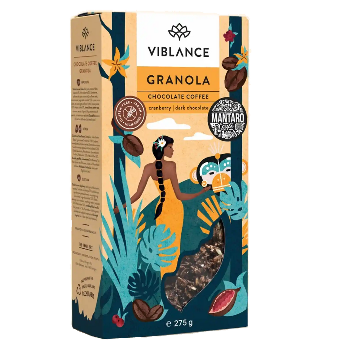Viblance granola s čokoládou a kávou 275 g - 86913