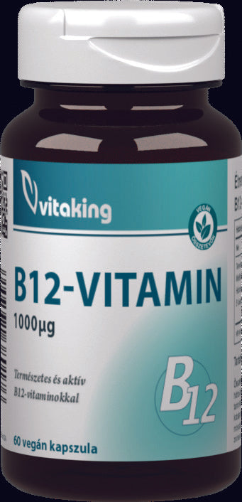 Vitaking b- 12 vitamín 1000 mg kapsuly 60 šálok