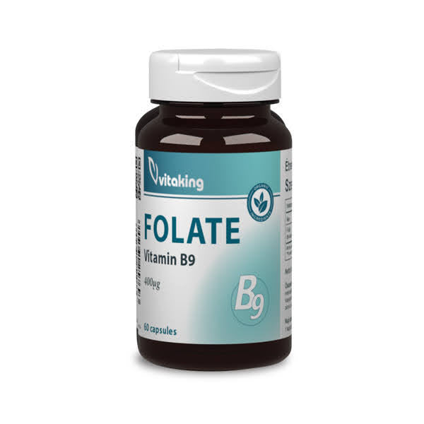 Vitaking folate 400 mcg kapsule 60 šálok