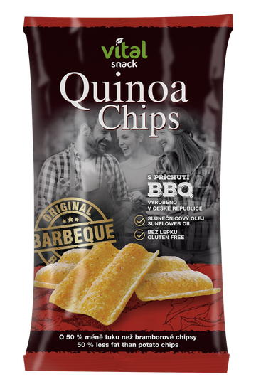 Vital Snack quinoa čipsy s BBQ príchuťou 60 g - 88026