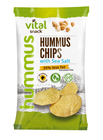 Vital Snack pečené cícerové lupienky s morskou soľou 65 g - 81627