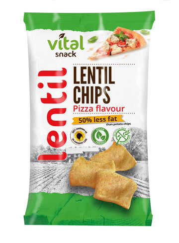Vital Šošovicové čipsy s príchuťou pizze 65 g - 81629