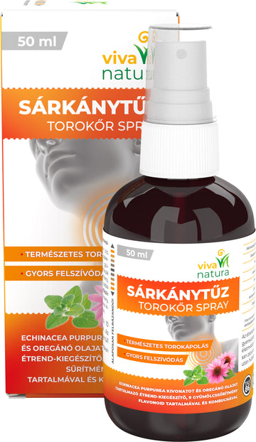 Viva natura dračí oheň spray na hrdlo 50 ml