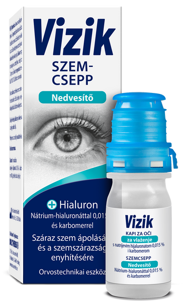 Vizik zvlhčujúce očné kvapky 10 ml - 91232