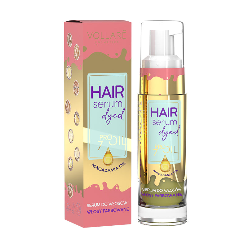 Vollaré pro oil vlasový olej na farbenie vlasov s makadamom 30 ml